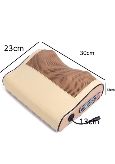Createtech Back Neck Massager Infrared Heating Electric Shoulder Foot Massag Sarı