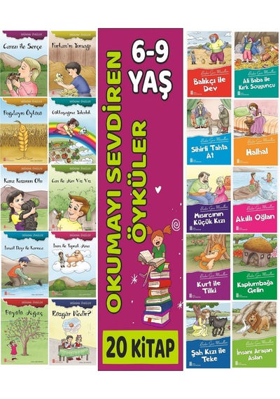 1.sınıf Okumayı Hızlandıran Mükemmel 20 Li Hikaye Seti