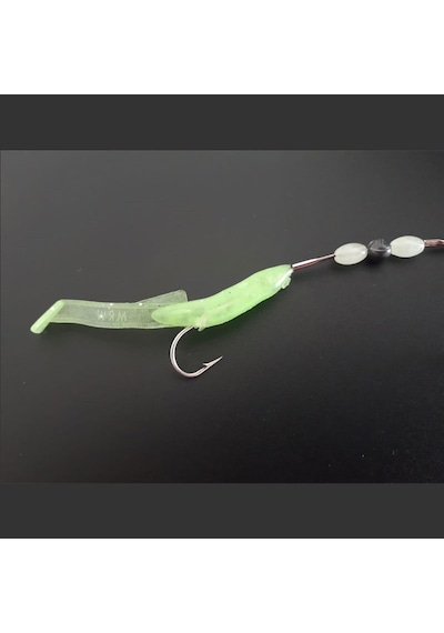 Levrek Lüfer Avcısı Çelik Telli Silikon Balık 6,5 Cm