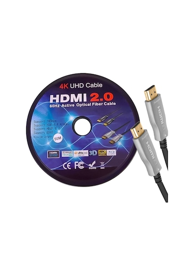 Powermaster Pm-32807 50 Metre Hdmı 2.0 Görüntü Ses Kablosu 3d 4k Ultra Hd 4096x2160 60hz