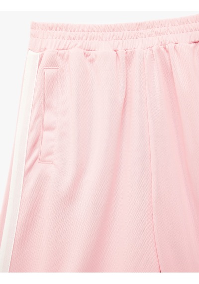 Koton Beli Lastikli Biyeli Cepli Parlak Kumaş Rahat Kalıp Şort Pembe 6sal40141ık Gül