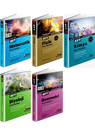 Aydın Ayt Sayısal Soru Bankası Seti 5 Kitap 2023