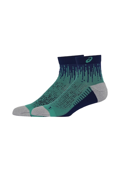 Asics Performance Run Sock Quarter Unisex Yeşil Koşu Çorabı 3013a980-302 Yeşil