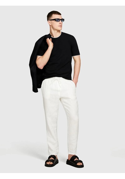 Sisley %100 Keten Beli Büzgülü İpli Slim Fit Pantolon Erkek Kırık Beyaz Pantolon - 325p4aghsf043 Krem Sisley %100 Keten Beli Büzgülü İpli Slim Fit Pantolon Erkek Kırık Beyaz Pantolon - 325p4aghsf043 Krem