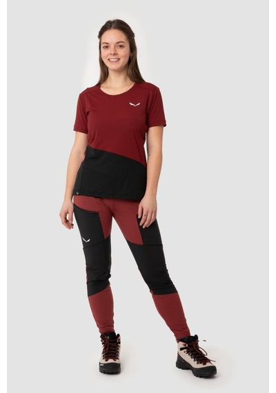 Salewa Puez Dry Resp Kadın Kargo Tayt Bordo