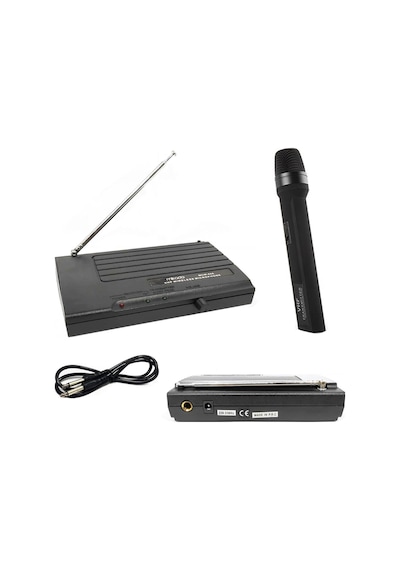Mikrofon Kablosuz 1 El  2 Kanal Vhf Mikado Mcw-44b
