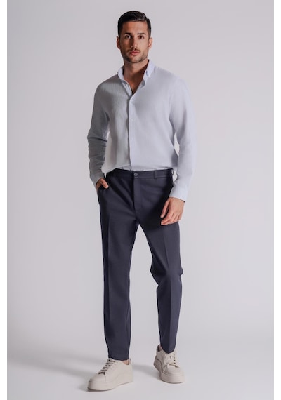 Beli Yarım Lastikli Chino Slim Fit Crop Pantolon Siyah Lacivert Beli Yarım Lastikli Chino Slim Fit Crop Pantolon Siyah Lacivert