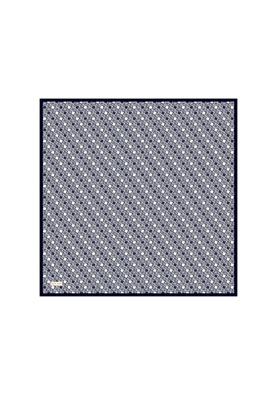 Pierre Cardin Lacivert 90x90 İpek Krep Saten Eşarp Lacivert lacivert