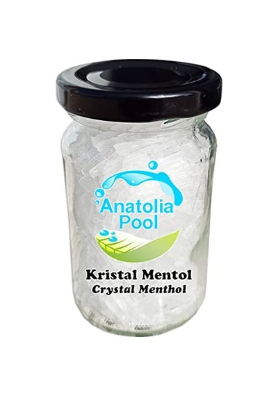 Anatolia Pool Sauna Buhar Esansı Kristal Mentol 90 Gr Sauna Essence Menthol Crystal