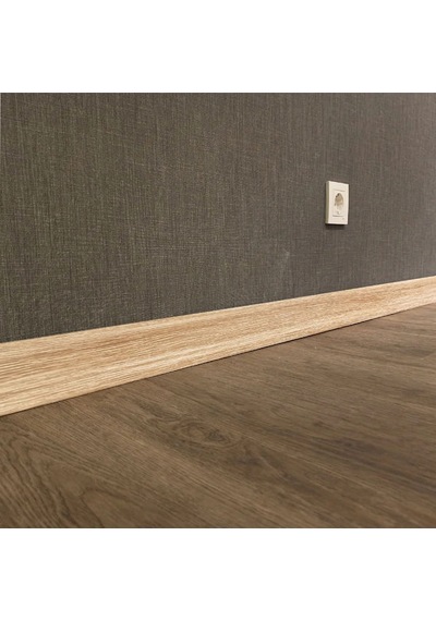 Laminant Parke Süpürgelik 8cm Silver Bambu 4141