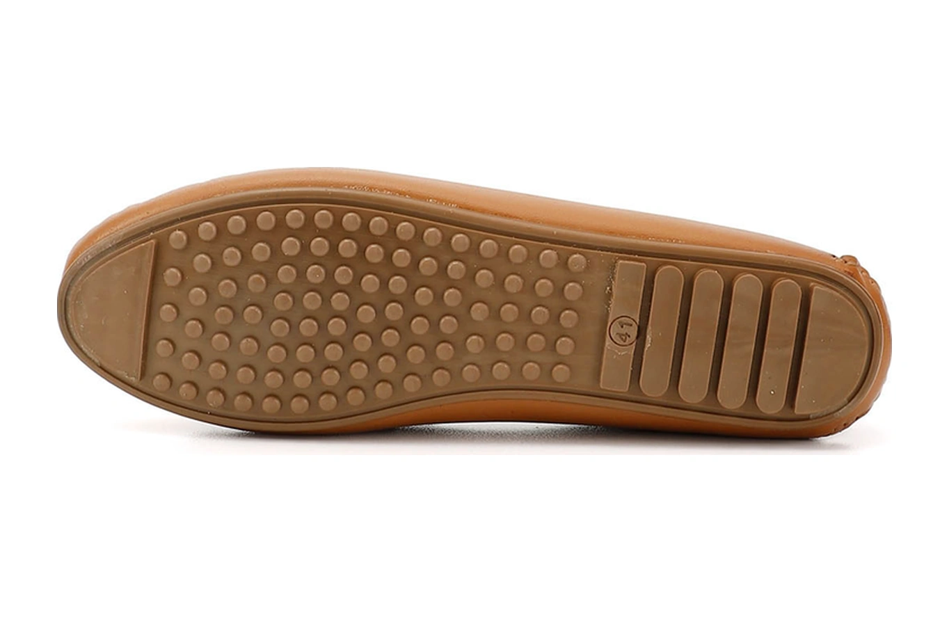 Gönderi(R) Gönderi R Kadın Taba Antik Tokalı Rok Hakiki Deri Comfort Loafer Ddza78245125 Taba Antik