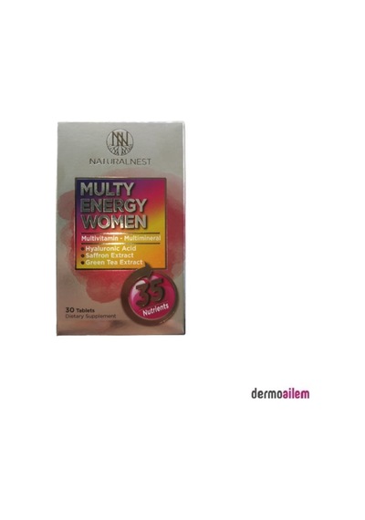 Naturalnest Multy Energy Women Takviye Edici Gıda 30 Tablet