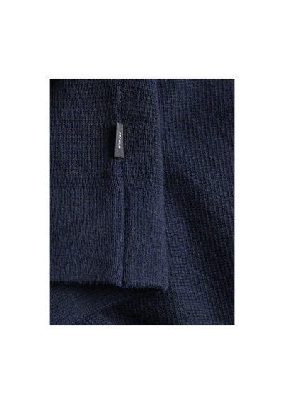Jack & Jones Jprblamılano Yarım Fermuarlı Örme Kazak 12259664 Lacivert