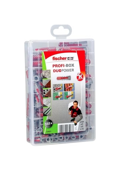 Profı-box Duopower, 132 Dübelli Dübel Kutusu 60 Adet 6 X 30, 60 Adet 8 X 40, 12 Adet 10 X 50 , Evrensel Dübel, Pratik Set, Amatör Ve Profesyoneller İçin Dübel Kutusu, Vidasız Profı-box Duopower, 132 Dübelli Dübel Kutusu 60 Adet 6 X 30, 60 Adet 8 X 40, 12 Adet 10 X 50 , Evrensel Dübel, Pratik Set, Amatör Ve Profesyoneller İçin Dübel Kutusu, Vidasız