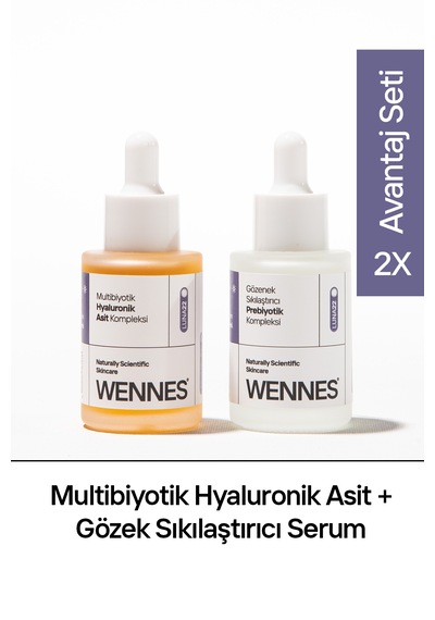 Wennes Prebiyotik Serum Multibiyotik Hyaluronik Asit Serum Set﻿﻿i