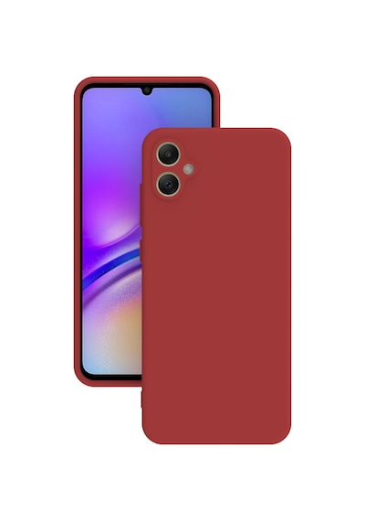 Samsung Uyumlu Galaxy A07 Kılıf Kamera Korumalı Silikon Rubber Arka Kapak Kırmızı