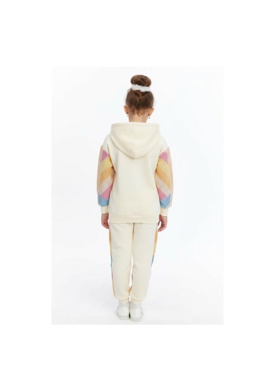 Xo Kids Kız Çocuk Eşofman Takım 4-8 Yaş 7230 Ekru