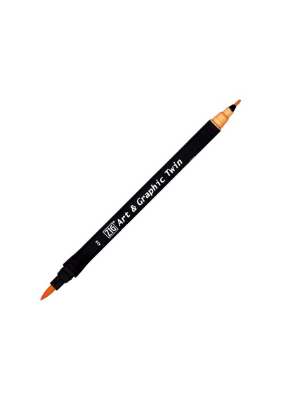 Zig Art & Graphic Twin Marker Çizim  Kalemi 434 Peach