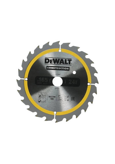 Dewalt DT1949-QZ Düz Şarjli Daire Elmas Testere 165X20 MM 24 Diş