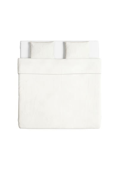 Ikea Angslılja Çift Kişilik Nevresim Takımı 220 X 240 Cm Beyaz