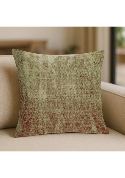 Turkıshrug Kıngdom Otantik Desenli Kilim Baskı Kırlent Kılıfı Yastık 43 X 43 Çok Renkli