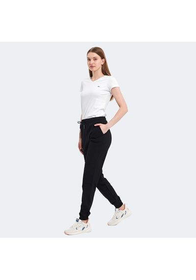Slazenger NAOKO Kadın Cepli Siyah Eşofman Altı