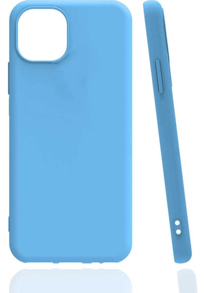 More Tr Apple Uyumlu iPhone 13 Pro Max Uyumlu Mtr Biye Silikon-mavi Açık