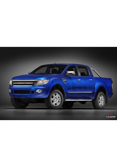 S-Dizayn  Ford Ranger Kapı Koruma Çıtası Krom 2011 Üzeri