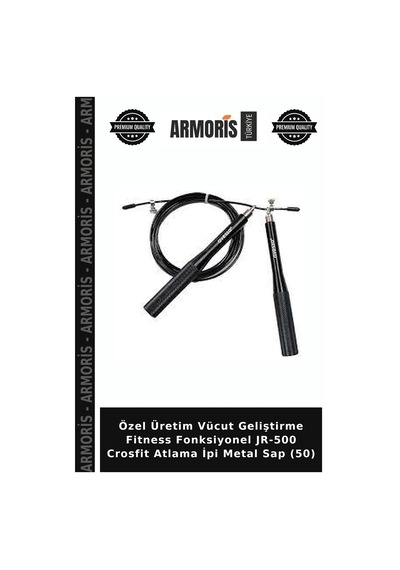 Özel Üretim Vücut Geliştirme Fitness Fonksiyonel Jr-500 Crosfit Atlama İpi Metal Sap 50