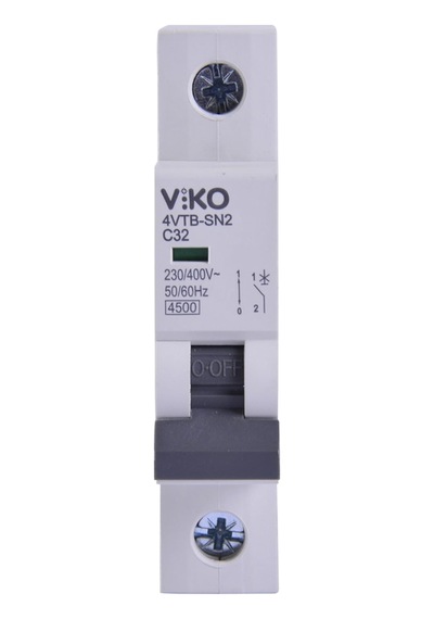 Viko 4vtb-1c32 Otomatik Sigorta 4,5ka C Tipi 1 Kutup 32a 10