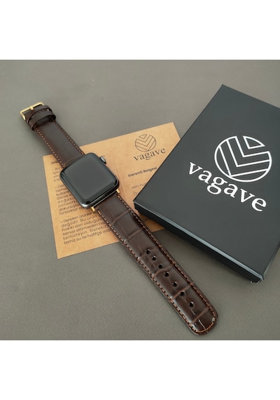 Vagave Apple Uyumlu  Watch Deri Kordon 38 40 41 42 44 45 MM (497145552)