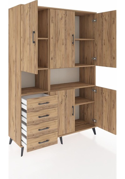 Hyperion Dolap 7 Raflı 4 Çekmeceli 5 Kapaklı 132x44x195 Çam-çam/çam Atlas Çam/atlas Çam Hyperion Dolap 7 Raflı 4 Çekmeceli 5 Kapaklı 132x44x195 Çam-çam/çam Atlas Çam/atlas Çam