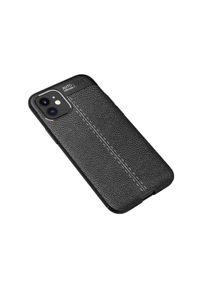 Apple Uyumlu iPhone 12 Mini Kılıf Deri Tarzı Niss Silikon Case