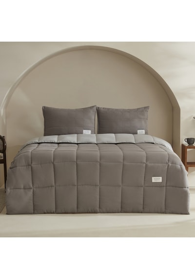Karaca Home Relax Çift Kişilik Comfort Set/uyku Seti Gri Gri