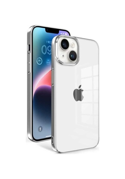 Apple Uyumlu iPhone 14 Plus Kılıf Zore Sun Kapak Gümüş