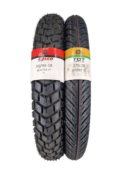 90/90-18 Ve 275-18 Tubeless - Dubleks Blaster Ht /sprint Lastik Takımı