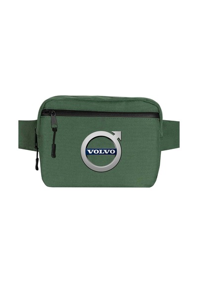 Volvo Logo Yeşil Bel Çantası