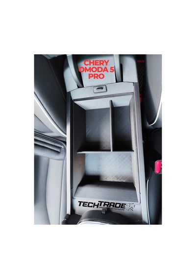 Chery Omoda 5 Pro Kolçak Organizer - 3 Bölmeli Siyah Daha Geniş Ön Bölme Omoda 5'e Uyumlu Değildir.