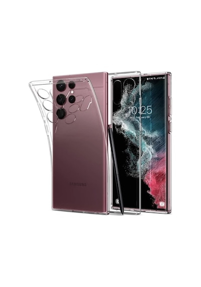 Newface Samsung Uyumlu Galaxy S23 Ultra Kılıf Lüx Şeffaf Silikon