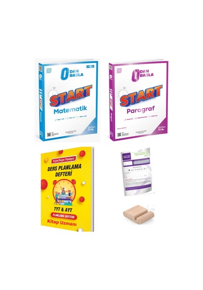 Start Matematik+start Paragraf / Sıfırdan Başla+deneme+telefon Tutucu+plandefteri