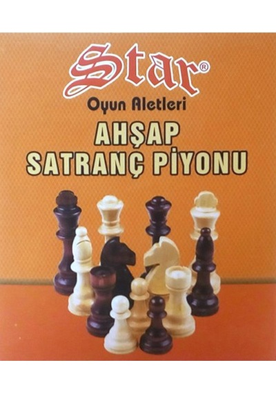 Star Ahşap Satranç Piyonu No 3