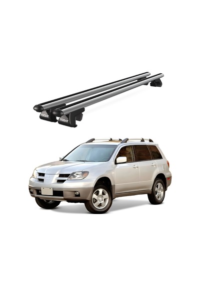 Venüs Mitsubishi Outlander 2001-2006 Uyumlu Gri Ara Atkı Port Bagaj Tavan Barı