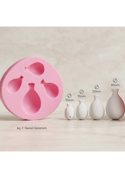 Mini 4 Boy Balon Silikon Kalıp