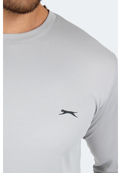 Slazenger Odın I Erkek Gri Tişört Gri