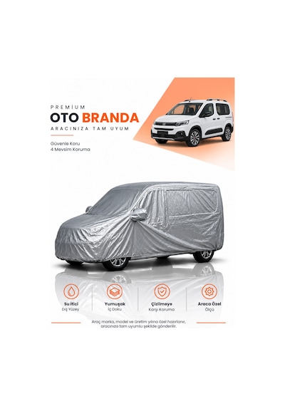 Fiat Doblo 5 K9 2022-2026 Kombi Uyumlu Araba Brandası Oto Branda Araba Örtüsü Araç Çadırı