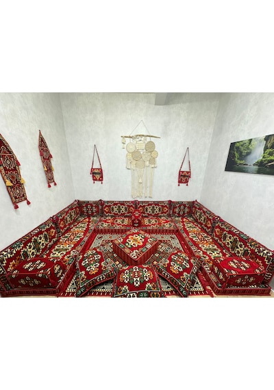 Coton Şark Köşesi Otantik Minder Takımı 23 Parça