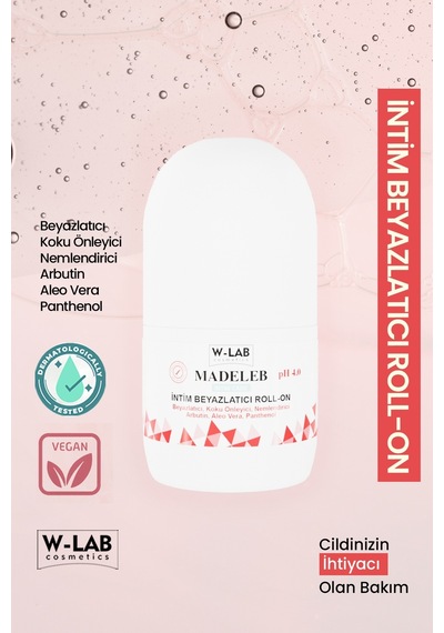 W-Lab Cosmetics İntim Beyazlatıcı Roll On 50 ML