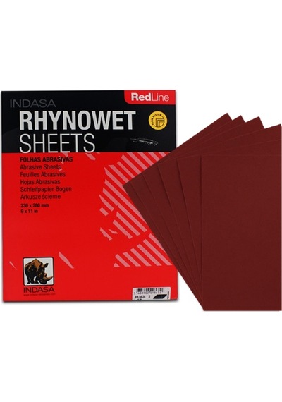 Indasa Redline Rhynowet Sulu Tabaka Zımpara 230X280Mm 50 Adet 100 Kum