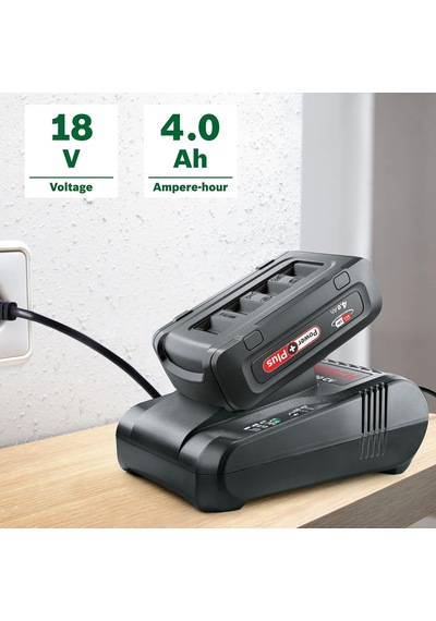 Home And Garden Akü Pba 18 V 4,0 Ah - Powerplus 1 Akü 18 V 4,0 Ah, 18 V Sistem, Bir Kutuda Teslimat