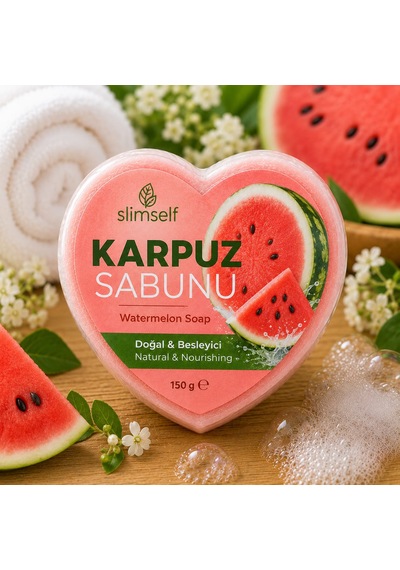 Slimself Karpuz Doğal Süngerli Sabun